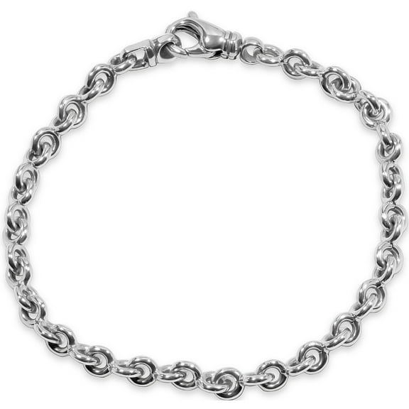 Pompeii Men's Rolo Link 14k Gold (30gram) or Platinum (48gram) 7mm Bracelet 8.25" (,)