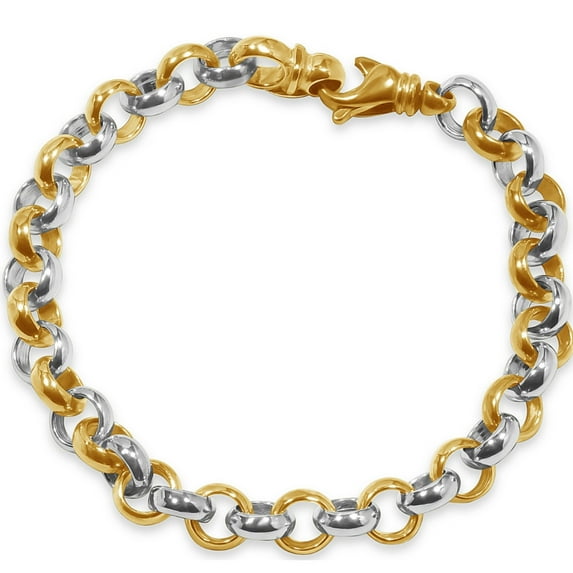 Pompeii Men's Rolo Link 14k Gold (49gram) or Platinum (80gram) 9mm Bracelet 8.5" (,)