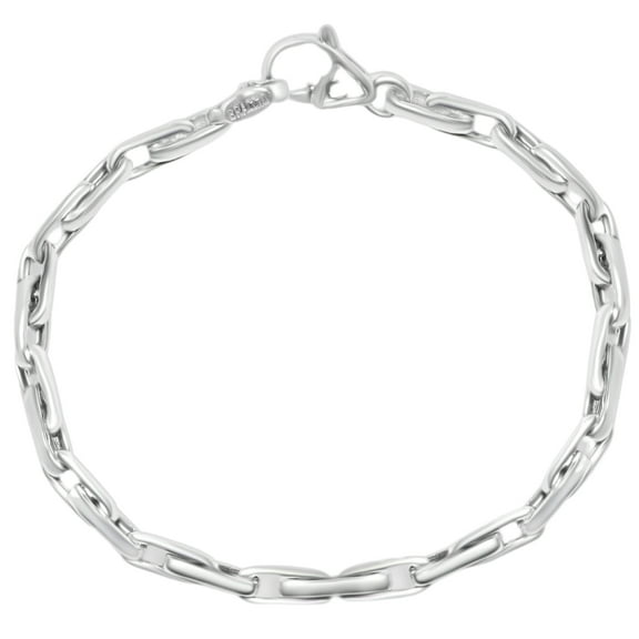 Pompeii Men's Round Link 14k Gold (20gram) or Platinum (32gram) 5mm Bracelet 8.5" (,)