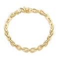 thumbnail image 1 of Pompeii Men's Solid 14k Gold (56grams) or Platinum (100gram) 7mm Bracelet 8.5" (,), 1 of 4