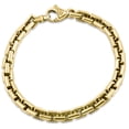 thumbnail image 1 of Pompeii Men's Solid 14k Yellow Gold 48 grams 6.5mm Heavy Masculine Bracelet 8.5" (,), 1 of 3