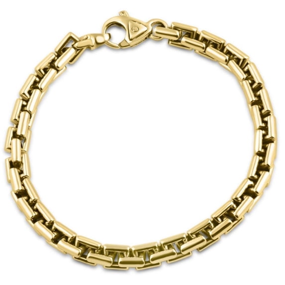 Pompeii Men's Solid 14k Yellow Gold 48 grams 6.5mm Heavy Masculine Bracelet 8.5" (,)