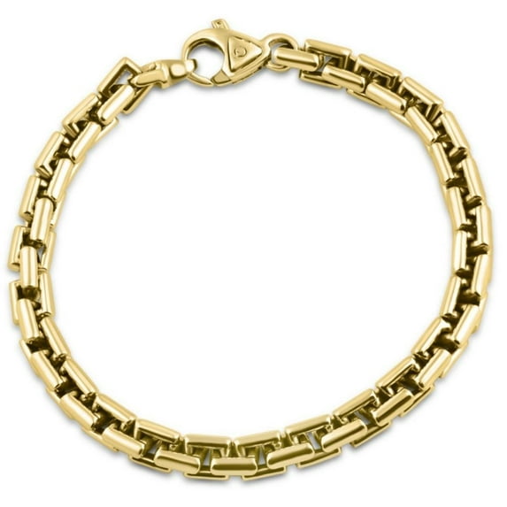 Pompeii Men's Solid Box 14k Gold (49grams) or Platinum (78gram) 6.5mm Bracelet 8.5" (,)