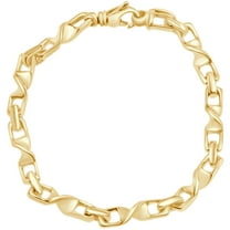 Pompeii Men's Twisted Link 14k Gold (34gram) or Platinum (55gram) 6mm Bracelet 8.5" (,)