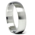 thumbnail image 1 of Pompeii Mens 14k White Gold 6mm Designer Chad Ra Wedding Band (,), 1 of 3