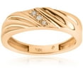thumbnail image 1 of Pompeii Mens Diamond Wedding Anniversary Ring 10k Yellow Gold (G/H,I2), 1 of 5