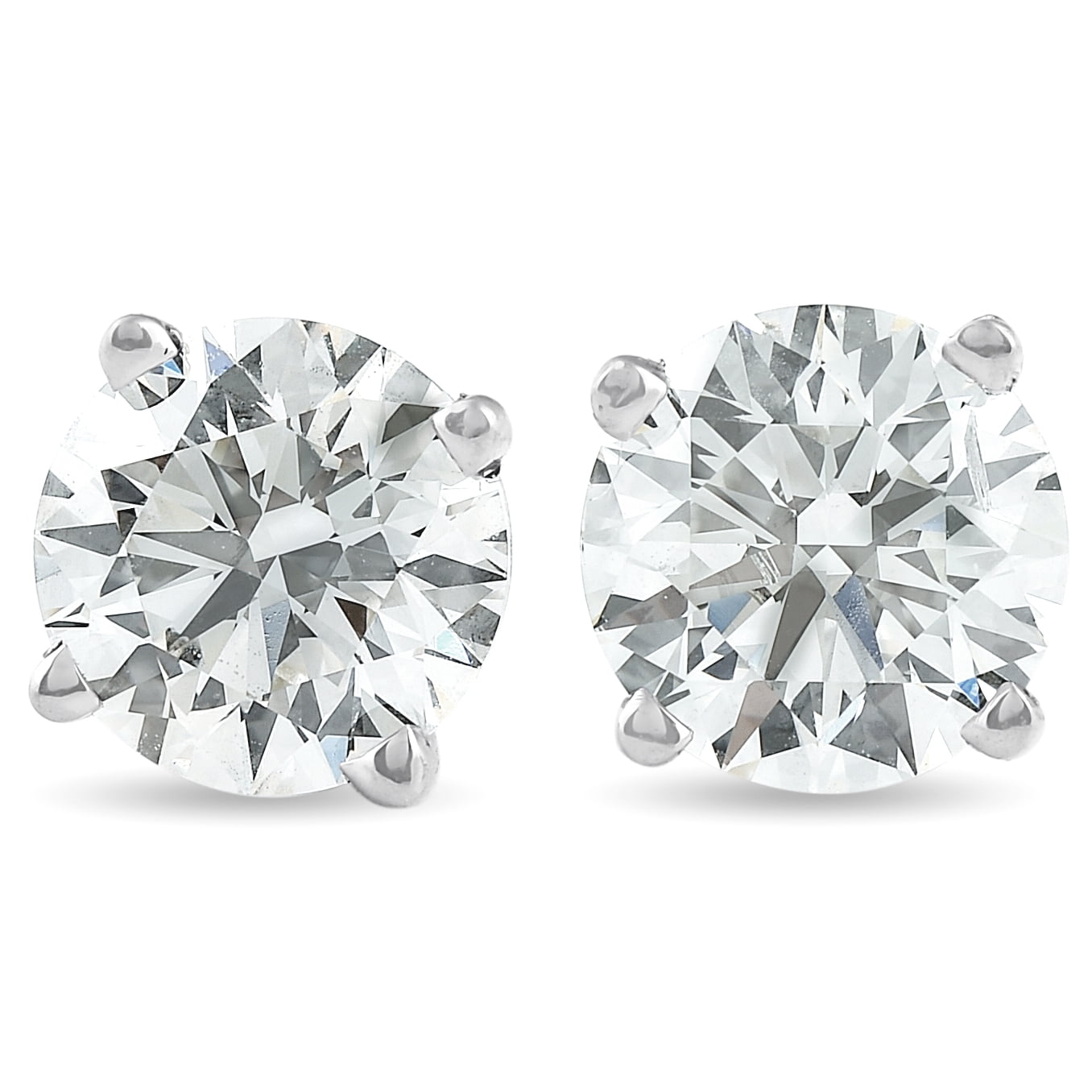 Pompeii Platinum 1 1/2ct Lab Grown Diamond Studs (FG,VS)
