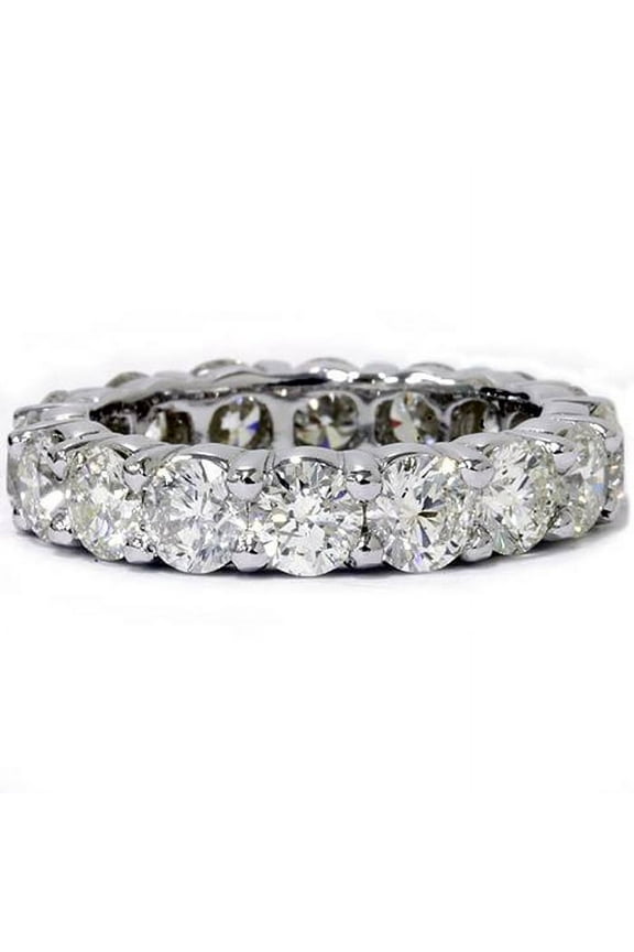 Pompeii Platinum 5 Ct Diamond Eternity Ring Womens Wedding Band (G/H,I1-I2)