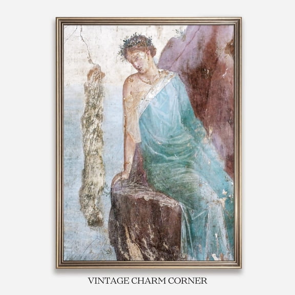 Pompeii Villa Imperiale Daedalus And Icarus Ancient Roman Fresco For Classical Wall Art