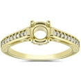 thumbnail image 1 of Pompeii Vintage 1/5ct Semi Mount Engagement Ring Setting Gold (H/I,I2), 1 of 3