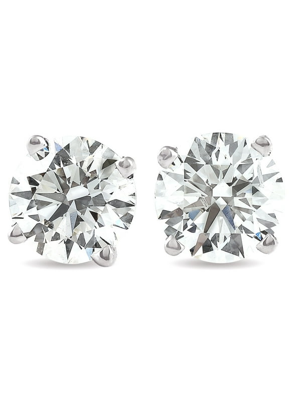 Pompeii 1/2 - 2 Ct TDW Diamond Screw Back Studs in 14k Gold Women's Earrings Lab Grown