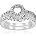 thumbnail image 1 of Pompeii 1/2ct White Gold Diamond Engagement 14K Ring Setting (G/H,I2), 1 of 4