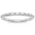 thumbnail image 1 of Pompeii 1/3Ct Baguette Cut Wedding Ring Anniversary Band 14k Gold Lab Grown (G/H,VS2-SI1), 1 of 6