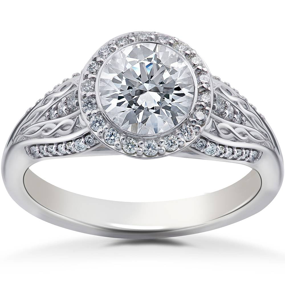 Pompeii3 1/4 ct Lab Grown Diamond Zoe Engagement Ring Setting - Walmart.com