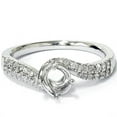thumbnail image 1 of Pompeii 1/5ct Diamond Twist Engagement Ring Setting 14K White Gold (G/H,I1), 1 of 3