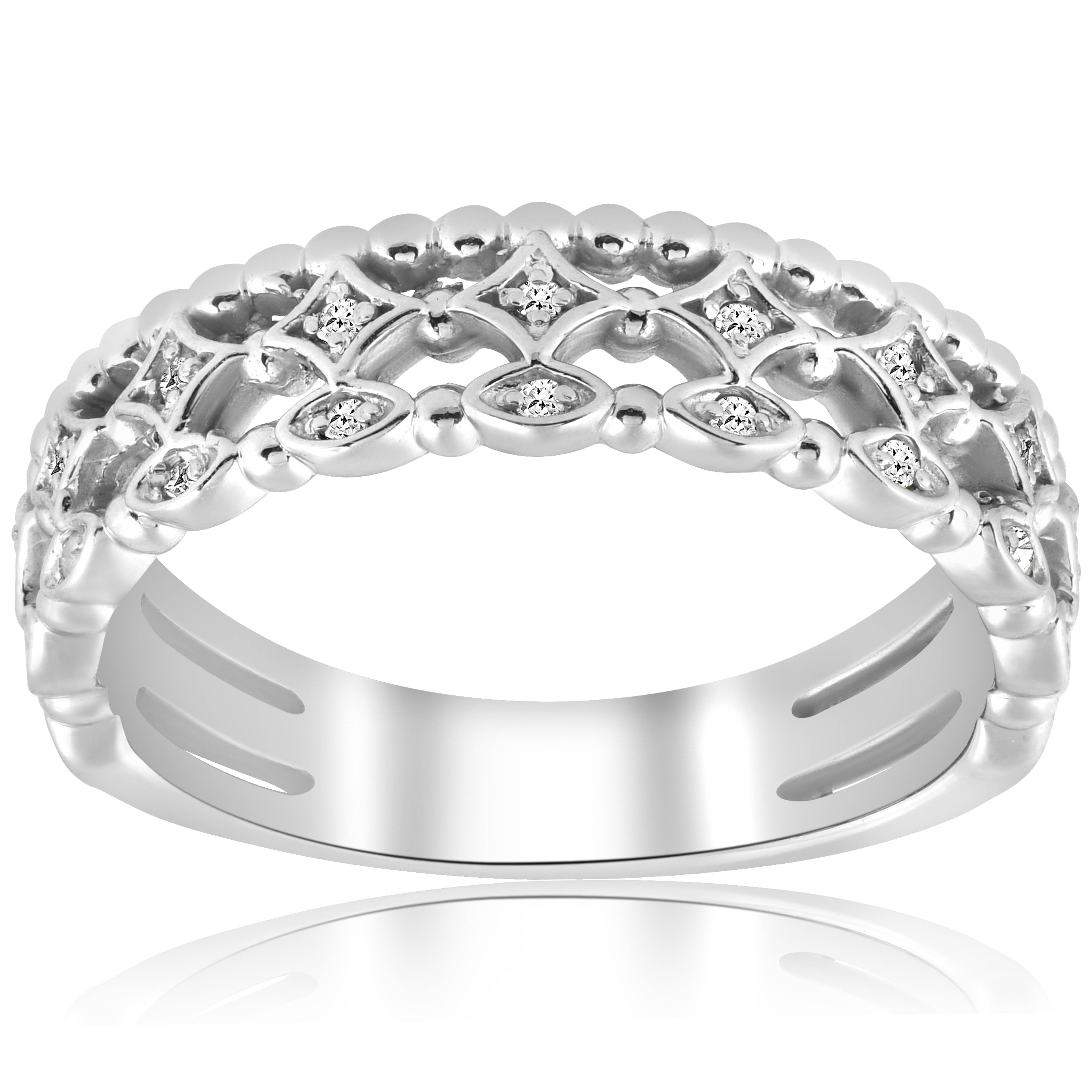 Pompeii3 1 8ct Vintage Diamond Stackable Wedding Ring 14k White Gold pompeii3-1-8ct-vintage-diamond-stackable-wedding-ring-14k-white-gold