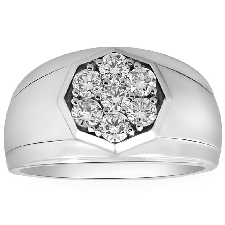 Mens man made shop diamond rings