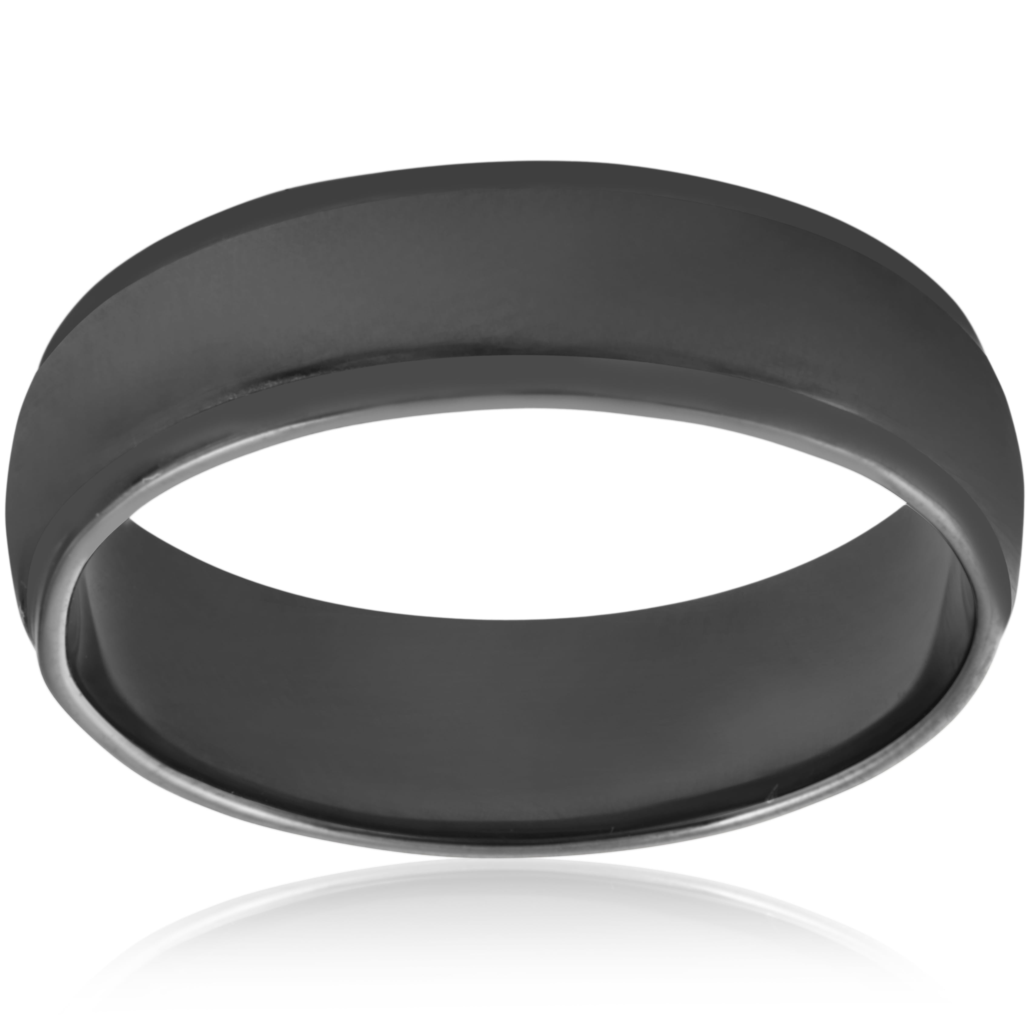 Pompeii3 14k Black Gold Mens 6mm High Polished Step Cut Wedding Band pompeii3-14k-black-gold-mens-6mm-high-polished-step-cut-wedding-band