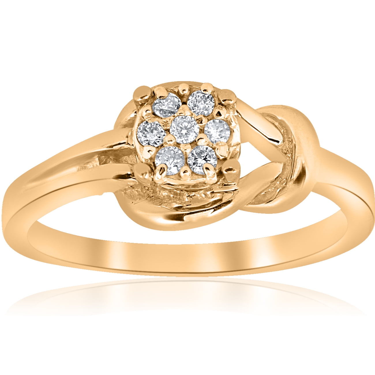 Pompeii3 14k Yellow Gold Diamond Knot Ring Walmart pompeii3-14k-yellow-gold-diamond-knot-ring-walmart