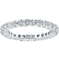 thumbnail image 1 of Pompeii3 1Ct Prong Diamond Eternity Ring 14K White Gold (G-H,I2), 1 of 6