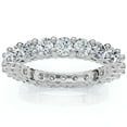 thumbnail image 1 of Pompeii 2 3/8ct Diamond Eternity Ring 14k White Gold (H-I,I2-I3), 1 of 4