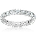 thumbnail image 1 of Pompeii 2ct Prong Diamond Eternity Ring 950 Platinum (G/H,I1), 1 of 3