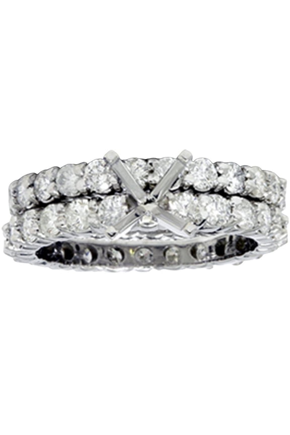 Pompeii 4ct Diamond Eternity Engagement Wedding Ring Setting (G/H,I1)