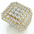 thumbnail image 1 of Pompeii 5Ct TW Men's Round Diamond Pave Ring Gold Lab Grown (F/G,VS1-VS2), 1 of 4