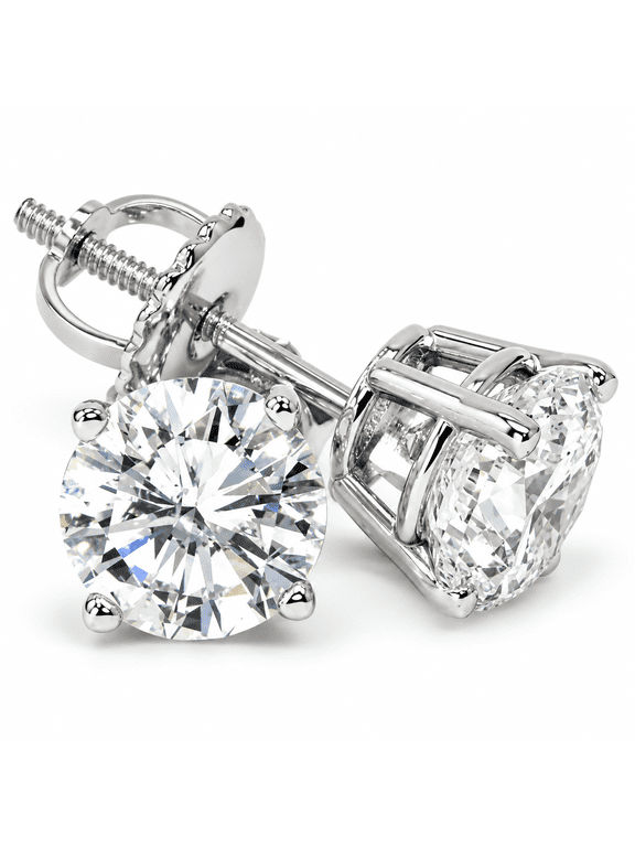 Pompeii Diamond Stud Earrings (2 ct. t.w.) in 14k White Gold (I,I3)