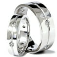 thumbnail image 1 of Pompeii3 1ct Matching His Hers Diamond Comfort Wedding Bands, 1 of 3