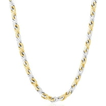 Pompeii Men's 14k Gold (46gram) or Platinum (86gram) 5.5mm Link Chain Necklace 18" (,)