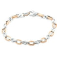 thumbnail image 1 of Pompeii Men's Link 14k Gold (31gram) or Platinum (49gram) 6mm Bracelet 8.25" (,), 1 of 3