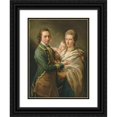 thumbnail image 1 of Pompeo Batoni 19x24 Black Ornate Framed Double Matted Museum Art Print Titled: Arthur Saunders Gore, Viscount Sudley, Later 2Nd Earl of Arran (1734-1809), and His Wife (1769), 1 of 5