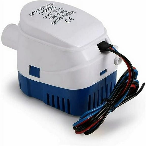 Pompes de cale, pompe de cale automatique 12 V 1100 GPH pompe de cale automatique marine submersible pompe  liquide silencieuse pour bateaux, tangs, piscines