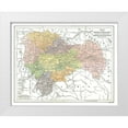thumbnail image 1 of Pompido 14x12 White Modern Wood Framed Museum Art Print Titled - Guadalajara Province Spain - Pompido 1913, 1 of 4