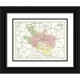 thumbnail image 1 of Pompido 18x15 Black Ornate Wood Framed with Double Matting Museum Art Print Titled - Alava Province Spain - Pompido 1913, 1 of 4