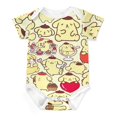 thumbnail image 1 of Pompompurin Baby Bodysuit Boy Girl Clothes Soft Newborn Infant Outfit Short Sleeve Romper, 1 of 8