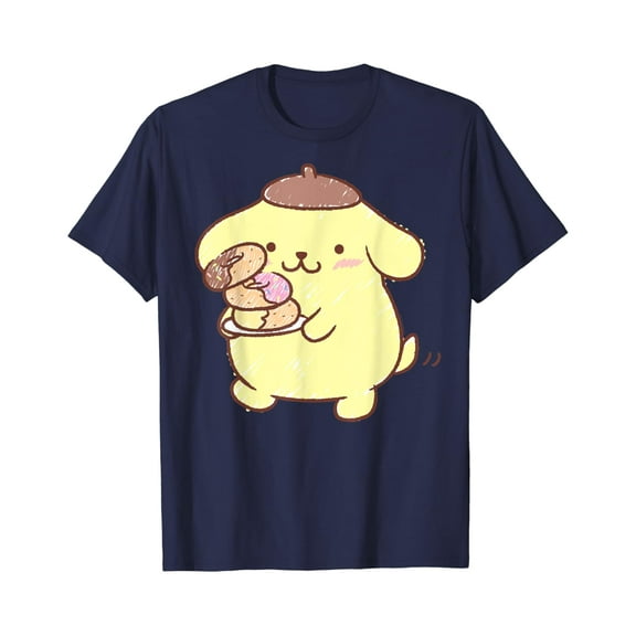 Pompompurin Donuts T-Shirt Unisex S-5Xl Hot Trending Shirt, Vintage Birthday Gift