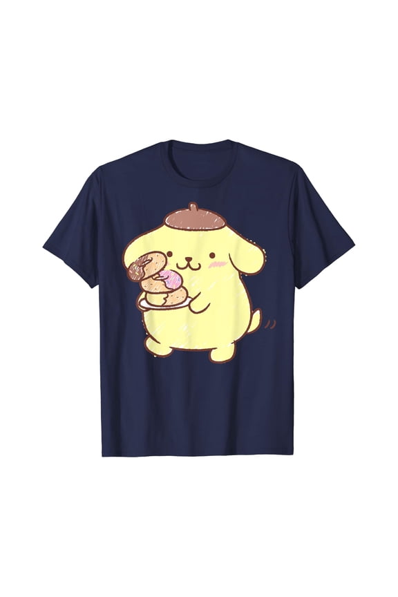 Pompompurin Donuts T-Shirt, Unisex T-Shirt
