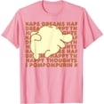 thumbnail image 1 of Pompompurin Happy Thoughts Nap Time DTG Print Unisex T-Shirt,Light Pink Color,Size M, 1 of 5