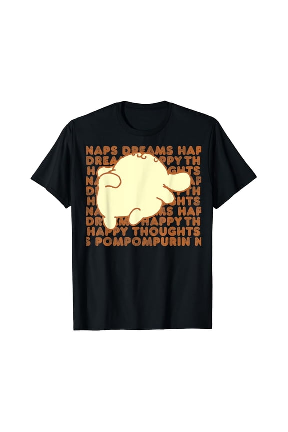 Pompompurin Happy Thoughts Nap Time T-Shirt