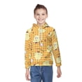 thumbnail image 1 of Pompompurin Hoodie 3D Print Pullover Hooded Long Sleeve Sweatshirts Tops Blouse with Pocket for Boys Girls M, 1 of 6