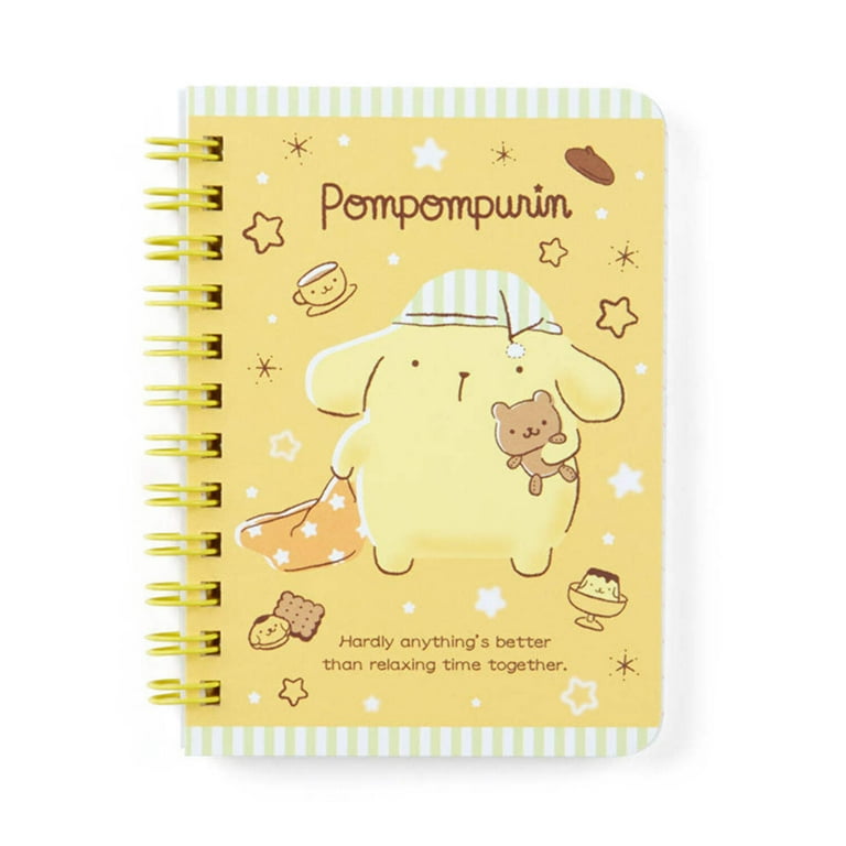 超可爱 Pompompurin Mini Notebook Ruled B7 Sanrio Japan - Walmart.com ノート・メモ帳