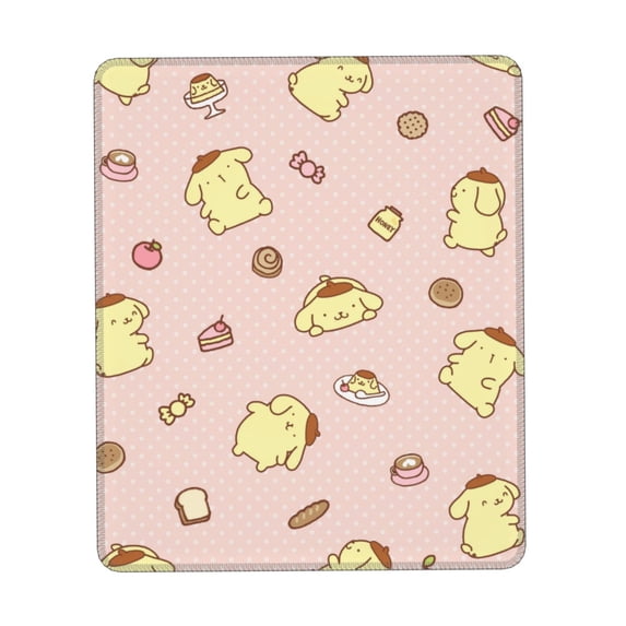 Pompompurin Mouse Pad, Computer Mouse Mat, Waterproof Non-Slip Rubber Base MousePads for Office Laptop 8.3 x 10.3 in