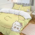 Pompompurin Soft 3Piece Bedding Set (1 Duvet Cover + 2 Pillow Shams