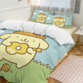 Pompompurin Soft 3Piece Bedding Set (1 Duvet Cover + 2 Pillow Shams