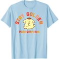 thumbnail image 1 of Pompompurin Stay Golden DTG Print Unisex T-Shirt,Light Blue Color,Size 4T, 1 of 5