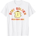 thumbnail image 1 of Pompompurin Stay Golden DTG Print Unisex T-Shirt, 1 of 5
