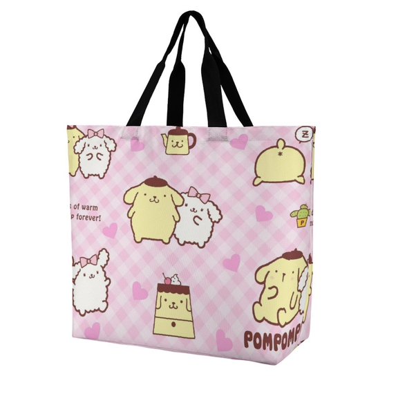 Pompompurin Tote Bag For Women, Shoulder Bags Big Reusable Grocery Handbag For Shopping Picnic Work Beach