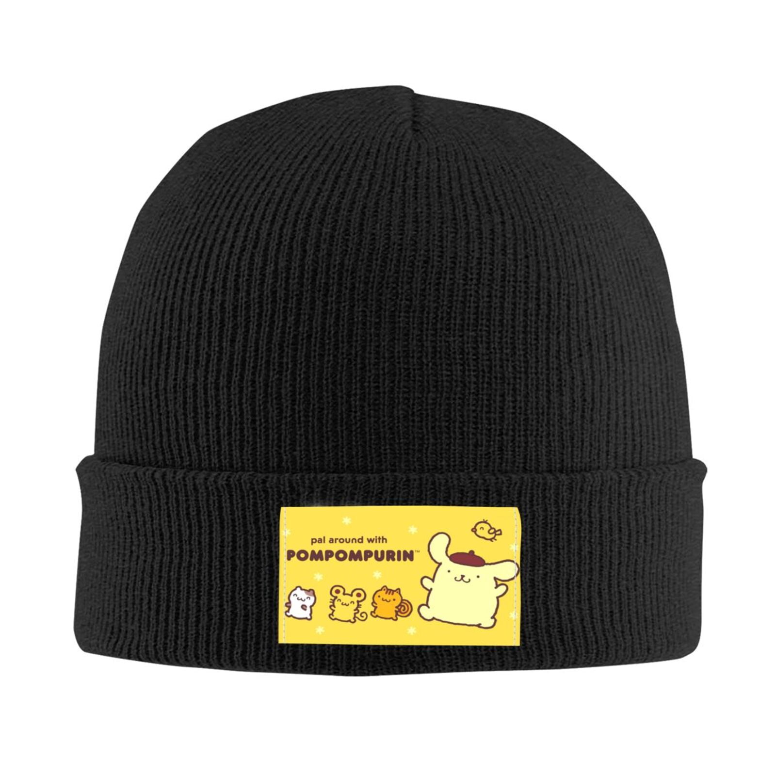 Pompompurin Woolen Knit Cap Beanie Knit Hats Funny Beanie